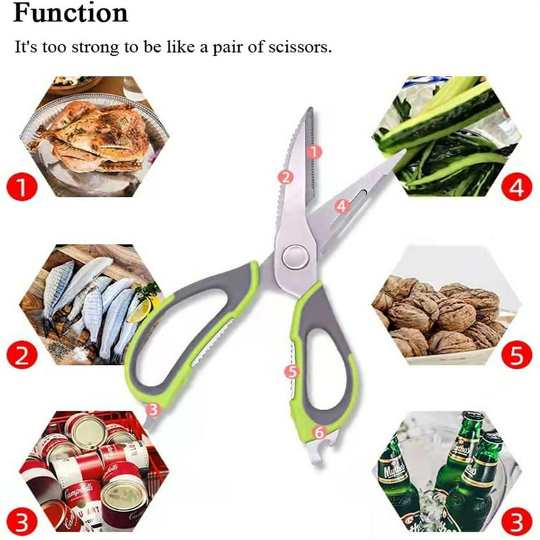 Casewin Kitchen Shears,Kitchen Scissors Heavy Duty Meat Scissors
