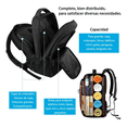 thumbnail image 3 of ochila Para Laptop De 15.6 Pulgadas, Mochila De Viaje Para Laptop, Con Puerto Carga Usb Xtellar negro, 3 of 3