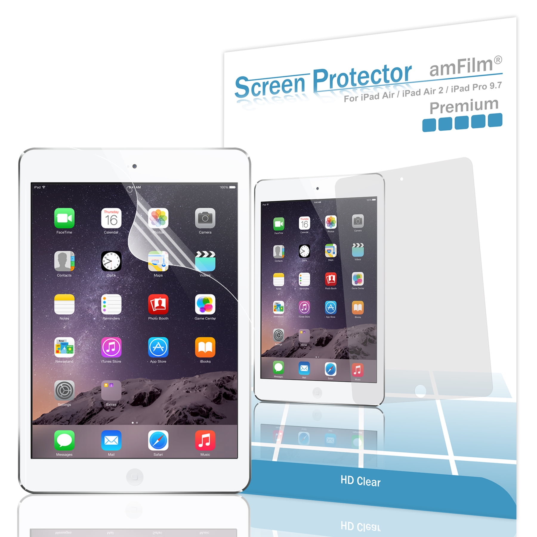 Anti-Glare Screen Protector Cover Guard Shield Film iPad 2 3 4/Air/Mini/Pro 9.7"