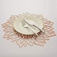 thumbnail image 5 of 6 manteles individuales para Navidad, oro rosa, 5 of 5