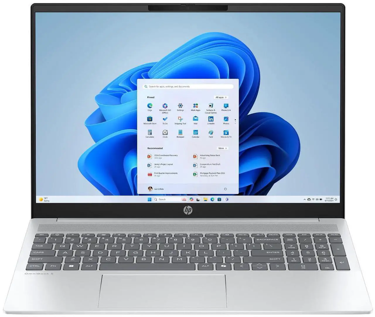 HP, Laptop, 15.6 in FHD Display, Ryzen 7 5700U, 512GB SSD
