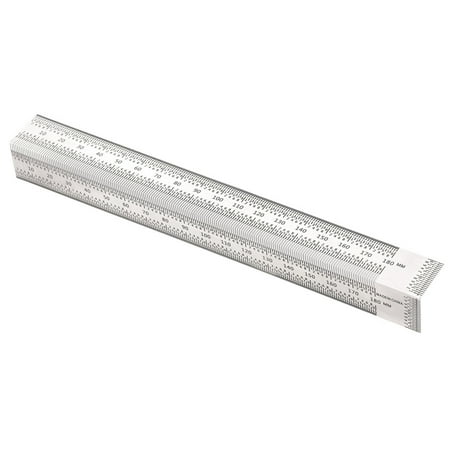 

High- Scale Ruler Marking Ruler Hole Ruler Right Angle Ruler Multifunctional Stainless Woodworking Scribing Mark Line Gauge Carpenter Measuring Tool