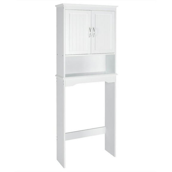 Kadyn Over The Toilet Cabinet, Bathroom Storage Cabinet,Over the Toilet Storage Cabinet Bathroom Organizer with Adjustable Shelf-White