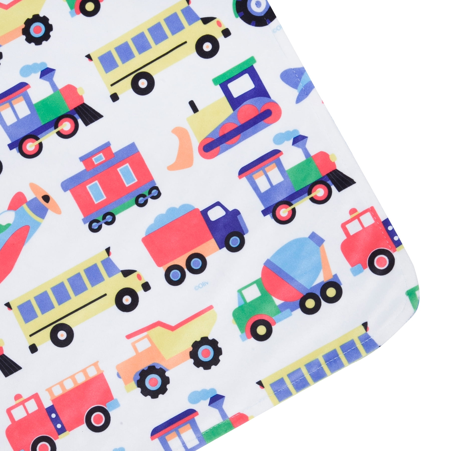 Trains, Planes & Trucks Plush Blanket