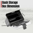 thumbnail image 2 of A & UTV PRO RZR Center Console Dash Storage Box, Upgraded with Seal,ABS Plastic Center Compartment Dry Box for 2014 2015 2016 2017 2018 Polaris RZR XP 4 1000 S 900 Accessories, 2 of 7