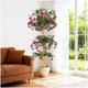 thumbnail image 2 of 6-foot artificial rosa bougainvillea tree in blanca planter - ideal para para indoor/outdoor home, oficina, garden, y wedding decor, 2 of 8