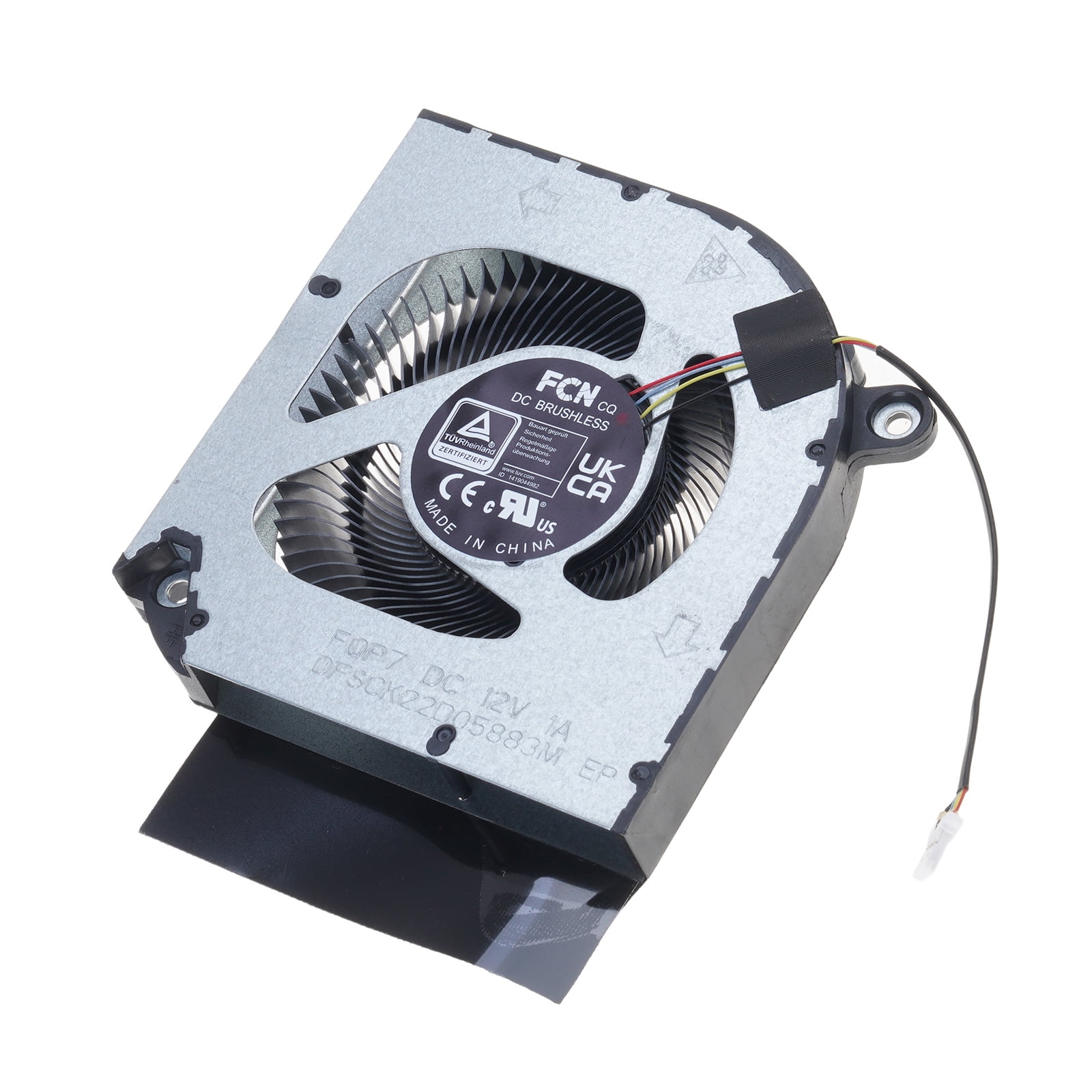 Zeiwohndc Laptop CPU GPU Radiator DC12V 1A 4wires Cooler for ACER nitro 5 N22C1 AN515-58