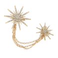 thumbnail image 1 of Collar Broche Cadena Metal Mujeres Regalo de Navidad Elegante Accesorio de moda Oro Jinwen Broche de cadena de la borla, 1 of 8
