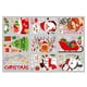 thumbnail image 1 of Pegatina Decorativa De Navidad 20*30Cm Santa Árbol De Navidad Alce Regalo Pvc Colorido Festivo Ventana Calcomanía Para Navidad Fiesta En Casa 9 Uds Serendint HA012830-00, 1 of 7