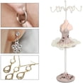 thumbnail image 4 of HELIAHO Charming Jewelry Organizer Human Model Stand, Display Earrings Necklaces, Unique Resin Material, Princess Dress Shape, Convenient and Compact, Versatile Application (Grey) CJ911-10738, 4 of 9