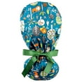 thumbnail image 2 of Herrnalise Scrub Cap With Buttons Bouffant Hat With Sweatband for Womens and Mens, 2 of 2