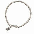 thumbnail image 4 of Leander's 999 sterling silver handmade fishbone bracelet, a vintage fishbone bracelet, is luxurious yet stylish and complements any outfit, perfect for everyday wear., 4 of 5