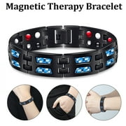 harmtty Therapy Bracelet Magnetic Adjustable Jewelry Anti-fatigue Electroplating Bracelet