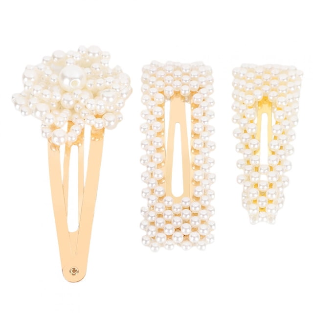 Pinza para el pelo con perlas para niña, accesorios para el cabello, herramientas de belleza, combinación de joyería 1
