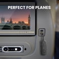 thumbnail image 2 of Avantree Relay - Adaptador Bluetooth 5.3 premium para avión, compatible con 2 AirPods o auriculares con aptX adaptable y baja latencia, transmisor de audio inalámbrico con conector AUX de 3,5 mm para, 2 of 5