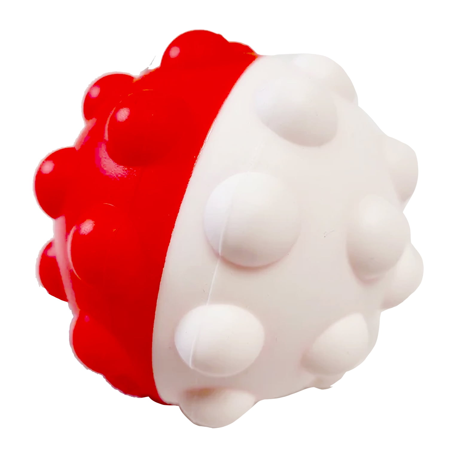 GottaPop 2.6" Bubble Popper Fidget Toy, Red and Green Ball