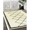 thumbnail image 2 of Ahgly Company Indoor Round Abstract Sand Brown Solid Area Rugs, 4' Round, 2 of 6