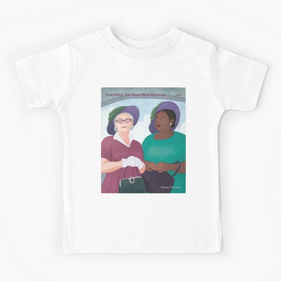 Flannery O'Connor Everything That Rises Must Converge, Literary Art for Book Lovers, Readers and Writers Kids T-Shirt