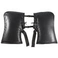 thumbnail image 2 of Manoplas para manillar de bicicleta, guantes impermeables para motocicleta, guantes térmicos de invierno a prueba de viento de PU para hombres y mujeres, 2 of 10