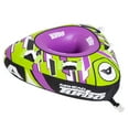 thumbnail image 2 of Airhead Turbo Blast 56 Inch 1 Person Inflatable Boat Towable Water Inner Tube, 2 of 12