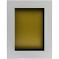 thumbnail image 2 of 9x12 Shadow Box Frame In White With A 1 3/4" Usable Depth Includes Gold Acid-Free Backing, UV, 2 of 6