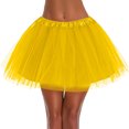 thumbnail image 4 of Solid Color Mesh Belt With Inner Fabric 4 Adult TUTU Half Body Skirt Dance Performance Tutu Skirt, 4 of 7