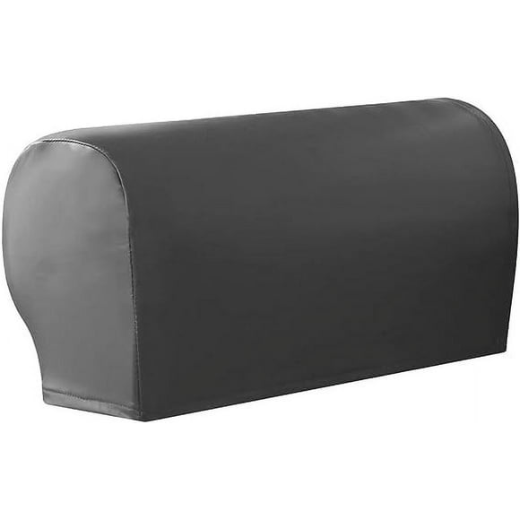 Granjero Gordo Guantes de piel sintética impermeables, guantes de sofá elásticos retro, 2 piezas, gris