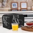 thumbnail image 6 of Yiaed I Need More Space Print Two Slice Bread Machine Cover, Universal Size Kitchen Appliance Cover for Bread Machine,Bread Machine Cover, 6 of 7