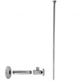 thumbnail image 1 of Westbrass D103KFH-26.5 in. IPS X.38 in. Poignée Ronde Kit de Toilette Tête Plate - Chrome Poli, 1 of 1
