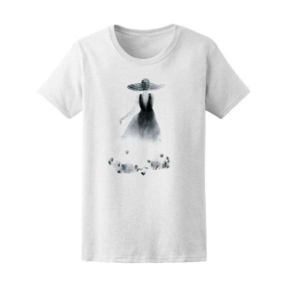 A Woman With Elegant Dress Tee Women's -Image by Shutterstock