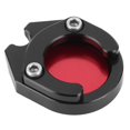thumbnail image 1 of Center Mount Foot Stand Extension Enlarger Pad Fit for Yamaha NMAX155 NMAX125 XMAX 125 NVX155Red, 1 of 4