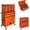 Orange, variant on 5-Drawer Tool Chest, Rolling Tool Box with Detachable Top Toolbox & Universal Wheels, Tool Cabinet with Lock Bar, Protective Liner & Tool Rack, Metal Storage Cart for Workshop,Garage (Blue)