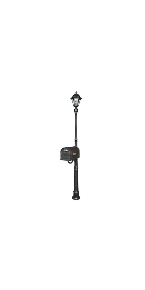 Ashland Mailbox & Post Light Combination Kit (Black) by Special Lite Products Company, Inc