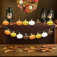 thumbnail image 3 of 16 Pcs Fall Pumpkin Hanging Ornaments Mini Pumpkin Ball Decorations for Thanksgiving Tree Halloween Harvest Autumn Home Party Farmhouse Small Tree Decor Holiday Seasonal Decorations, 3 of 3