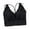 Black, variant on AWZXDE Lace Bra Women's Beauty Back Small Bust Push Up Comfortable Soft Layering Tank Top
