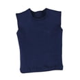 thumbnail image 2 of Figuras de hombre, camiseta, chaleco sin mangas, trajes 1:6, disfraz hecho a mano, ropa de muñeca en miniatura para accesorios de figuras de acción de azul, 2 of 8