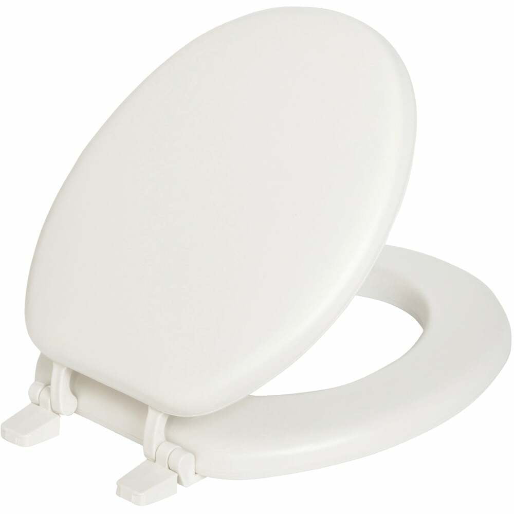 13EC-000 Mayfair  Vinyl  Cushioned Toilet Seat  Round  White 