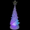 thumbnail image 4 of Northlight LED Lighted Acrylic Christmas Tree Decoration - 10.5" - Multi-Color Lights, 4 of 6