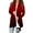 A_ Red, variant on Womens Gradient Color Long Cardigan Fall Casual Open Front Long Sleeve Loose Thin Coat Beach Cover Ups Lounge Outwear Red S