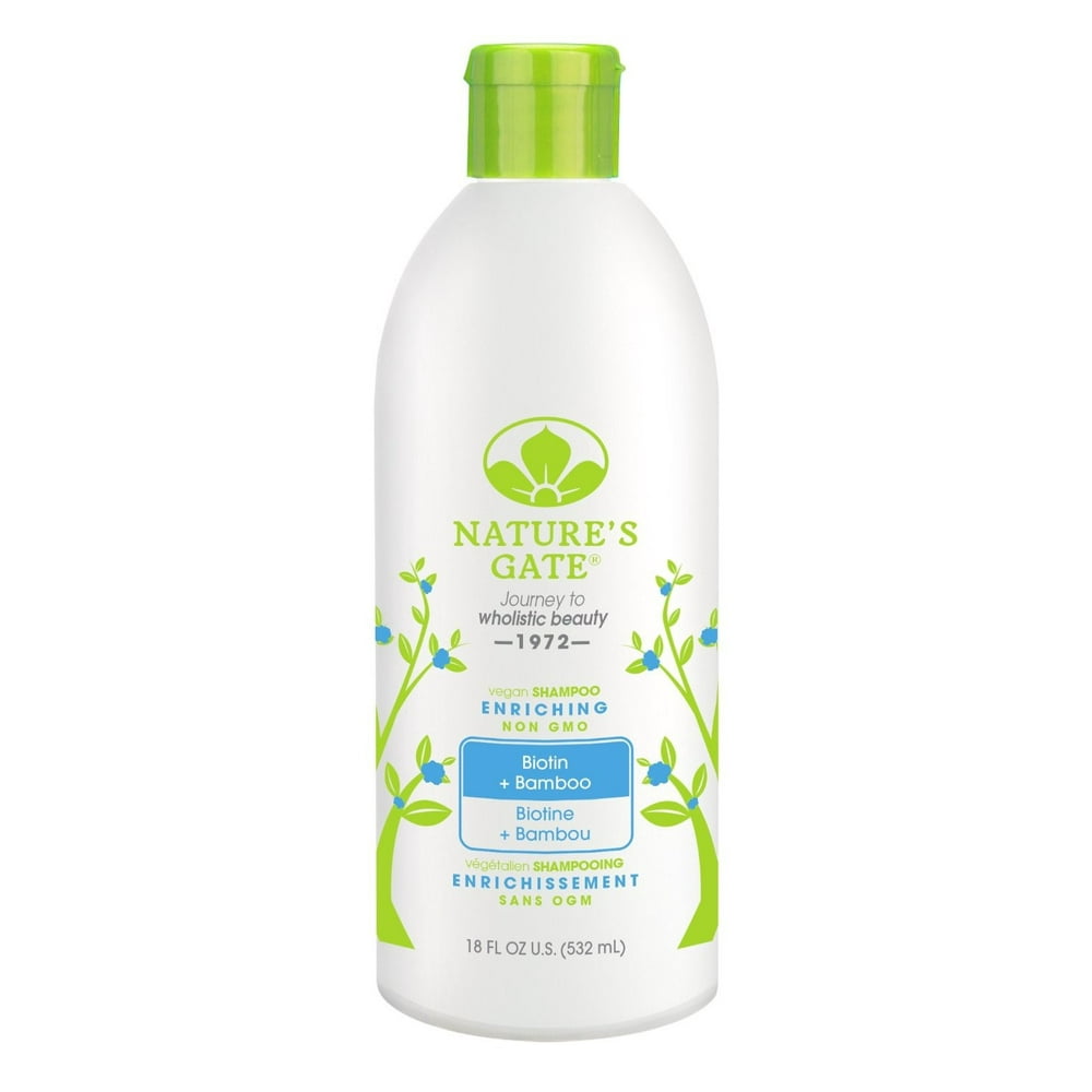 Nature’s Gate® Shampoo, Biotin + Bamboo Enriching, 18 Fl Oz