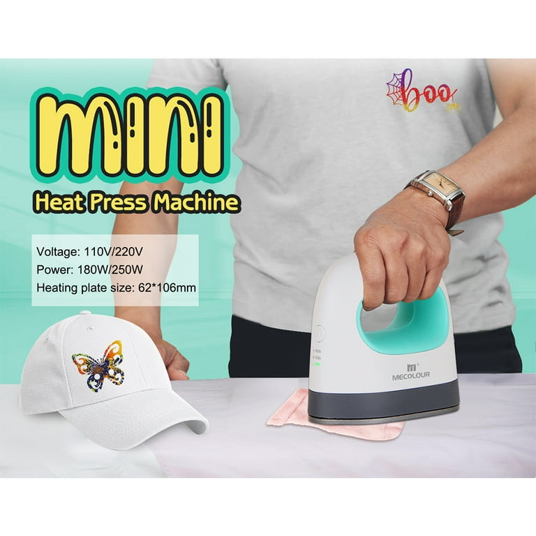 Mini Heat Press Machine Easy to Use for T Shirts Shoes Hats Small