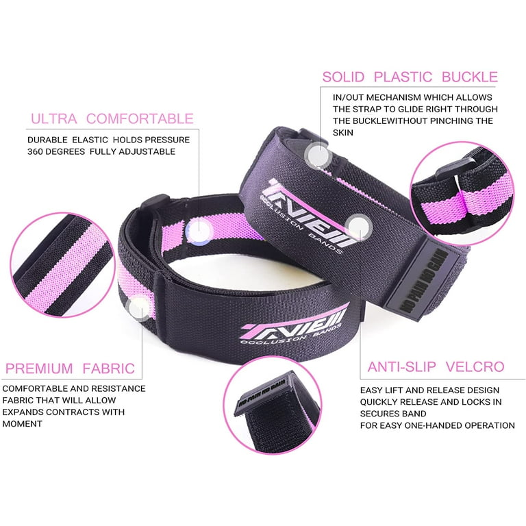 Occlusion Bands for Women Glutes Hip Building BFR Blood Flow Restriction Bands BFR Bundle Booty Bands Best Fabric Resistance Bands for Exercising