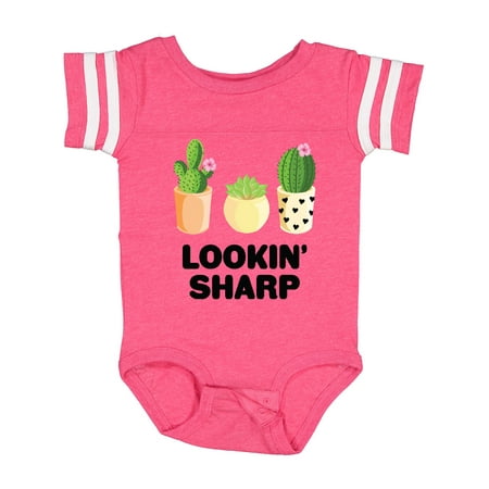 

Inktastic Lookin Sharp with Cacti and Succulent Gift Baby Boy or Baby Girl Bodysuit