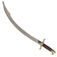 thumbnail image 2 of INDIA OVERSEAS TRADING CORP Dancing Belly Sword - Chromed Scimitar, 2 of 2