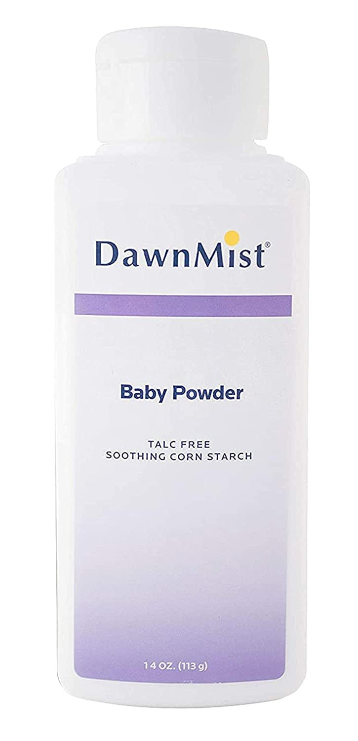 Dukal Baby Powder. 14 oz Organic Corn Starch Baby Powder. Talcum Free