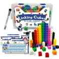 thumbnail image 2 of Moulty Linking Math Cubes with Activity Cards Set Number Blocks Counting Toys Snap Linking Cube Math Counters for Kids Learning, 2 of 5
