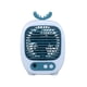 thumbnail image 3 of Aire acondicionado portátil recargable, humidificador de enfriamiento evaporativo, 3 velocidades, USB-C, diseño de ciervo azul, 3 of 3