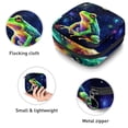 thumbnail image 3 of Frog Period Pouch Sanitary Bags Small Necklace Pouch Small Carry on Travel Bag Organizer in Plush, Sponge, and Oxford Fabric - 4.7x6.6x6.6 in, 3 of 6