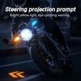 thumbnail image 6 of 1 Pair Universal Motorcycle Led Turn Lamp Color Flowing Lamp Light Projection Lights R9j3 Running Sequential Fl, 6 of 7