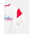 thumbnail image 3 of Wonder Nation Little Boys Colorblock Graphic Tee with Short Sleeves, Sizes 4-10, 3 of 3